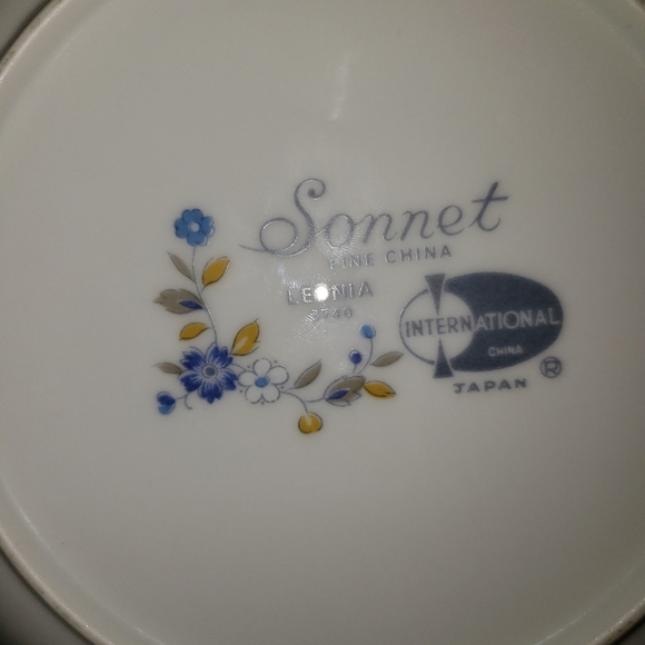 Cream and Sugar Set Vtg China Sonnet Leonia - Picture 6 of 6